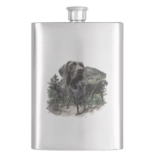 Deutsch Kurzporafreunde Flachmann