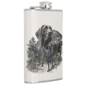 Deutsch Kurzporafreunde Flachmann (Rechts)