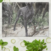 Deutsch Kurzporafreunde Geschirrtuch (Gefaltet)