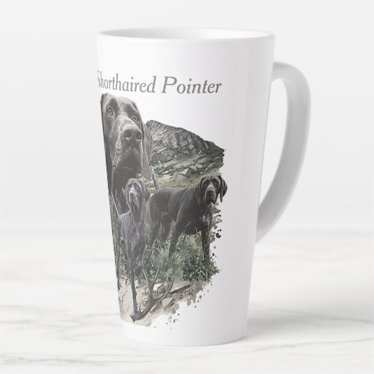 Deutsch Kurzporafreunde Milchtasse (Rechte Ecke)