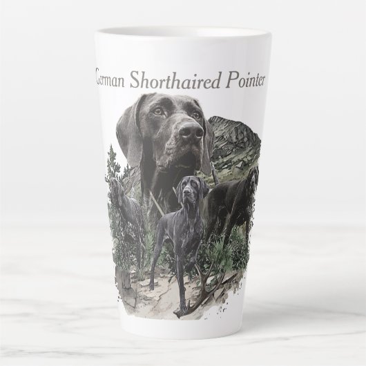 Deutsch Kurzporafreunde Milchtasse (Vorderseite)