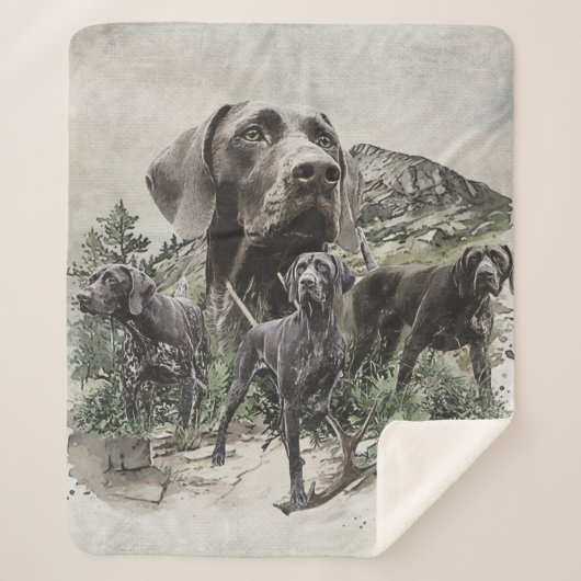 Deutsch Kurzporafreunde Sherpadecke (Vorderseite)