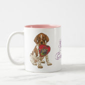 Deutsch Kurzpornografie Mama Zweifarbige Tasse (Links)