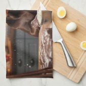 Deutsch Kurzpornografie Weihnachtskochtopf Geschirrtuch (Viertel Falte)