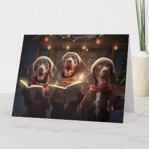 Deutsch Kurzportrait Weihnachtsfeiertag Karte