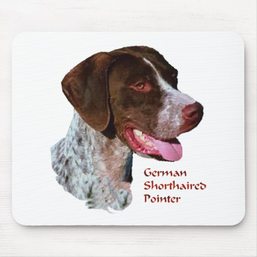 Deutsch Kurzportraits Mousepad (Vorne)