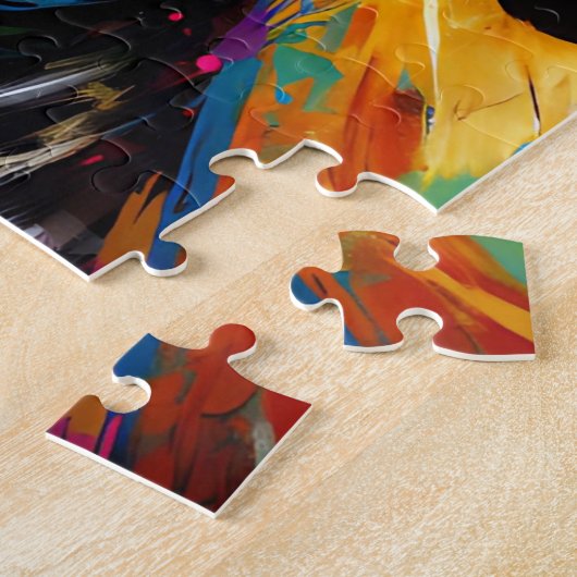 Deutsch Kurzzeiger Akrylprint Puzzle (Seite)