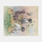 Deutsch Kurzzeiger (APS), ein Jagdphäe Fleecedecke (Vorderseite (Horizontal))