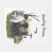 Deutsch Kurzzeiger (APS), ein Jagdphäe Fleecedecke (Vorderseite (Horizontal))