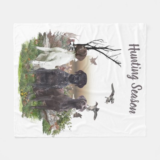 Deutsch Kurzzeiger (APS), ein Jagdphäe Fleecedecke (Vorderseite (Horizontal))