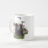 Deutsch Kurzzeiger (APS), ein Jagdphäe Kaffeetasse (Vorderseite Links)