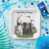 Deutsch Kurzzeiger (APS), ein Jagdphäe Pappteller (Party)