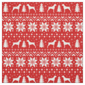 Deutsch Kurzzeiger Weihnachtsfeiertag Stoff (Muster)