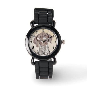 Deutsch Kurzzeitermalerei - Hundekunst Armbanduhr