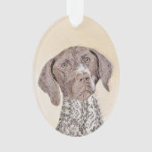 Deutsch Kurzzeitermalerei - Hundekunst Ornament (Vorderseite)
