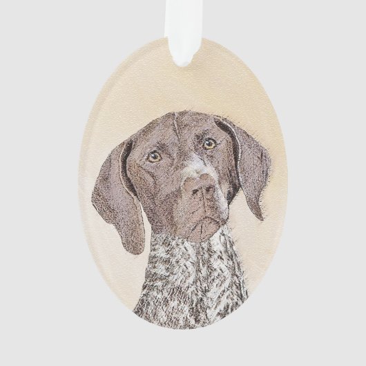 Deutsch Kurzzeitermalerei - Hundekunst Ornament (Rückseite)