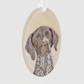 Deutsch Kurzzeitermalerei - Hundekunst Ornament (Vorderseite)