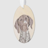 Deutsch Kurzzeitermalerei - Hundekunst Ornament (Vorderseite)