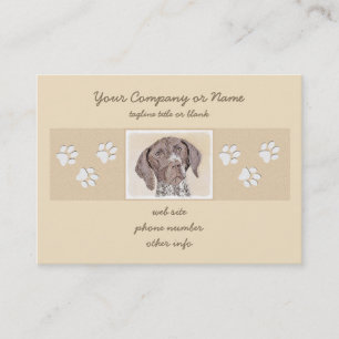 Deutsch Kurzzeitermalerei - Hundekunst Visitenkarte