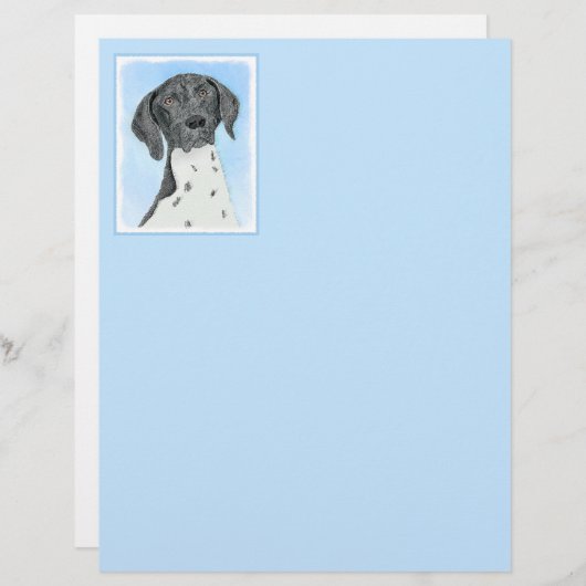 Deutsch Kurzzeitermalerei - Originalkunst (Vorne/Hinten)