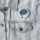 Deutsch Kurzzeitermalerei - Originalkunst Button (Beispiel)