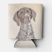 Deutsch Kurzzeitermalerei - Originalkunst Dosenkühler (Vorderseite)