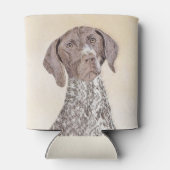 Deutsch Kurzzeitermalerei - Originalkunst Dosenkühler (Rückseite)