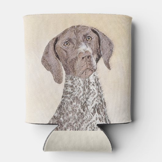 Deutsch Kurzzeitermalerei - Originalkunst Dosenkühler (Rückseite)