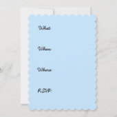 Deutsch Kurzzeitermalerei - Originalkunst Einladung (Rückseite)