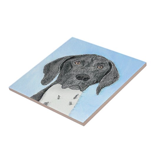 Deutsch Kurzzeitermalerei - Originalkunst Fliese (Seite)