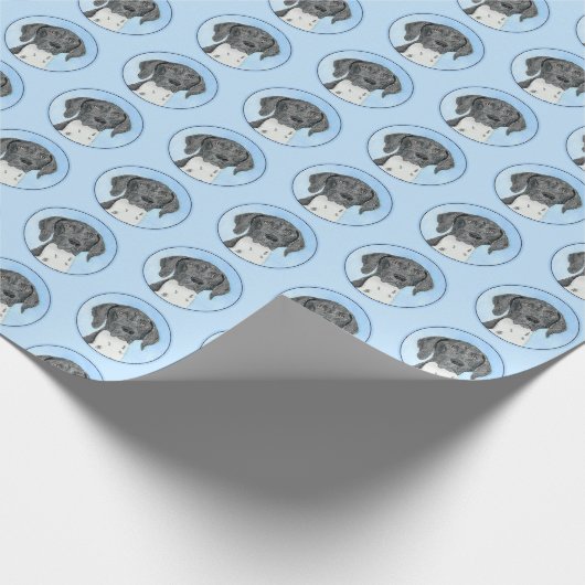 Deutsch Kurzzeitermalerei - Originalkunst Geschenkpapier (Ecke)