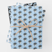 Deutsch Kurzzeitermalerei - Originalkunst Geschenkpapier Set (Beispiel)