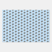 Deutsch Kurzzeitermalerei - Originalkunst Geschenkpapier Set (Vorderseite)