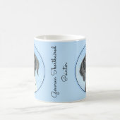 Deutsch Kurzzeitermalerei - Originalkunst Kaffeetasse (Mittel)