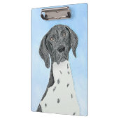 Deutsch Kurzzeitermalerei - Originalkunst Klemmbrett (Links)