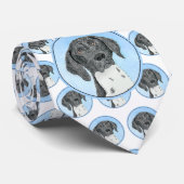 Deutsch Kurzzeitermalerei - Originalkunst Krawatte (Gerollt)