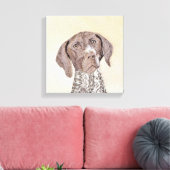 Deutsch Kurzzeitermalerei - Originalkunst Leinwanddruck (Insitu (Wohnzimmer))