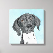 Deutsch Kurzzeitermalerei - Originalkunst Leinwanddruck (Vorderseite)