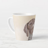 Deutsch Kurzzeitermalerei - Originalkunst Milchtasse (Linke Ecke)