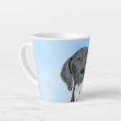 Deutsch Kurzzeitermalerei - Originalkunst Milchtasse (Linke Ecke)