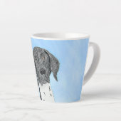 Deutsch Kurzzeitermalerei - Originalkunst Milchtasse (Rechte Ecke)