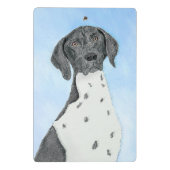 Deutsch Kurzzeitermalerei - Originalkunst Mini Klemmbrett (Rückseite)