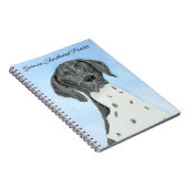 Deutsch Kurzzeitermalerei - Originalkunst Notizblock (Rechte Seite)