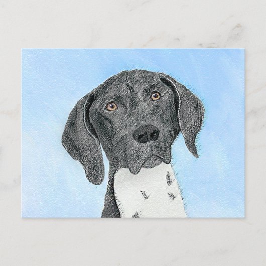 Deutsch Kurzzeitermalerei - Originalkunst Postkarte (Vorderseite)