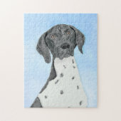 Deutsch Kurzzeitermalerei - Originalkunst Puzzle (Vertikal)