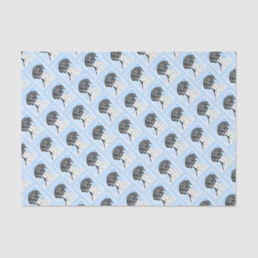 Deutsch Kurzzeitermalerei - Originalkunst Seidenpapier (Vorderseite)