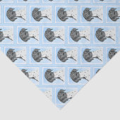 Deutsch Kurzzeitermalerei - Originalkunst Seidenpapier (Ausschnitt)