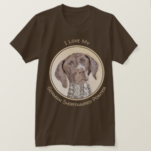 Deutsch Kurzzeitermalerei - Originalkunst T-Shirt