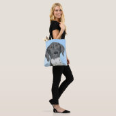 Deutsch Kurzzeitermalerei - Originalkunst Tasche (Am Model)