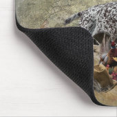 Deutsch Kurzzeitermaus Mousepad (Ecke)